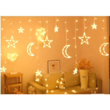 Ay Yıldız Perde Led 3m