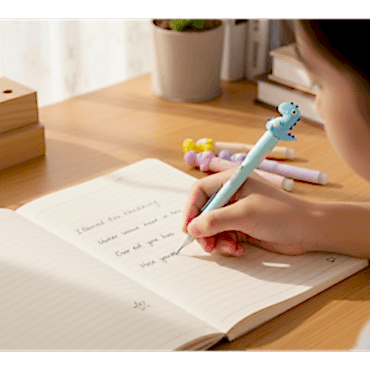 07 Uçlu Ledli Dinazor Tasarımlı Kalem