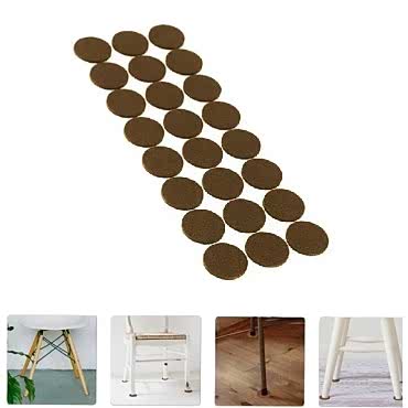 Yuvarlak Mobilya Koruyucu Keçe 24'lü Paket