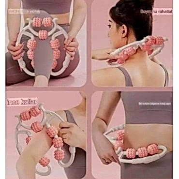 Selülit Masaj Aleti 9 Tekerlekli Lenf Drenaj Rulosu