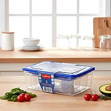 3'lü Köşeli Saklama Kabı Seti