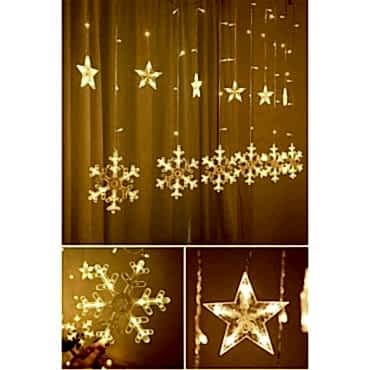 Kar Tanesi Perde LED