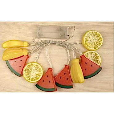 2m 10 Led Karışık Meyveler Şekilli Işık