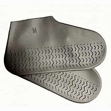 Silikon Ayakkabı Kılıfı Kaymaz Su Kir Geçirmez  M Beden Beyaz