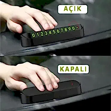 Araç Fosforlu Numaratör Aç-Kapa