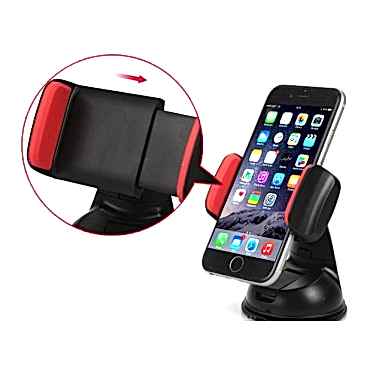 Araç İçi Torpido ve Cam Vakumlu Kısa Boy Telefon Tutucu 