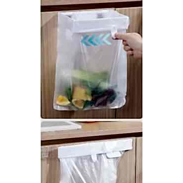 Kendinden Yapışkanlı Katlanabilir Çöp Poşeti Tutucu Aparat