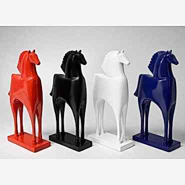 27x15 cm Özel Tasarım Polyester At Figürü 