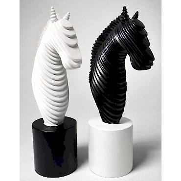 25x14 cm Özel Tasarım Polyester At Büstü 