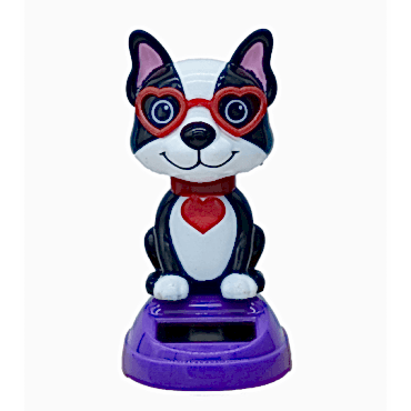 Güneş Enerjili Solar Sallanan Gözlüklü Kedi