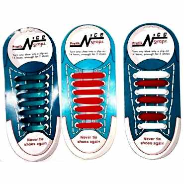 Renkli Silikon Ayakkabı Bağcıkları