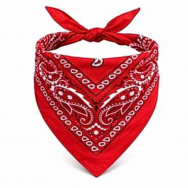 Kırmızı Kovboy Fuları Çocuk Bandana