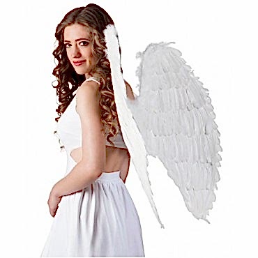 Beyaz Renkli Büyük Boy Melek Kanadı 