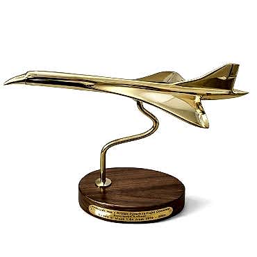 Concorde Pirinç Uçak 