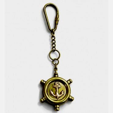 Pirinç Dümen Anahtarlık - Model 1 