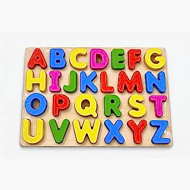 Ahşap Alfabe Puzzle Eğitici Oyuncak 