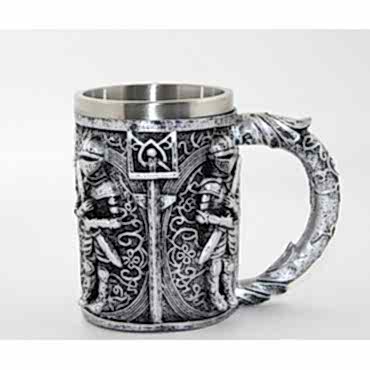 Paslanmaz Çelik Şövalye Kupa Bardak (Büyük Boy)