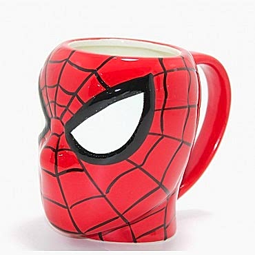3D Spiderman Tasarımlı Porselen Kupa Bardak