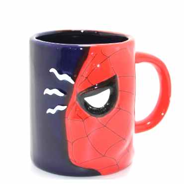 3D Spiderman Tasarımlı Porselen Kupa Bardak