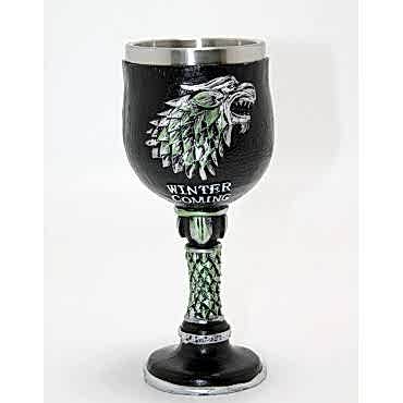 Game Of Thrones House Stark 3D Kabartmalı Çelik Kadeh Bardak 