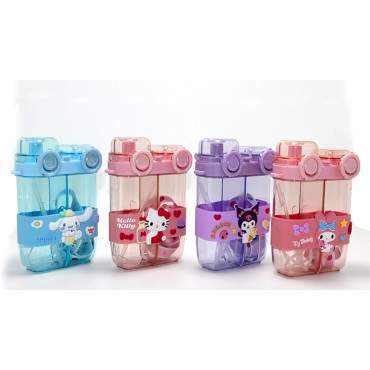 My Melody Çift Bölmeli Pipetli Suluk 
