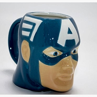 Marvel Captain America (Kaptan Amerika) 3D Kabartmalı  Kupa Bardak 