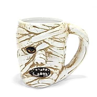 Mumya Figürlü 3D Kabartmalı Kupa Bardak 