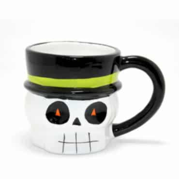 Centilmen İskelet 3D Kabartmalı Kupa Bardak 