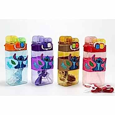 Stitch Çift Bölmeli Pipetli Suluk - Model 2