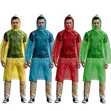 Tek Kullanımlık Kullan At Yağmurluk 