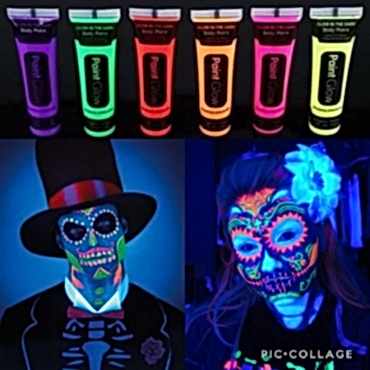 Neon Glow Fosforlu Krem Boya - 6 Adet