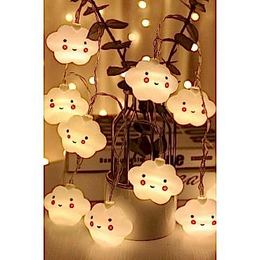 Bulut Şeklinde Led Şerit Lamba 12 Adet