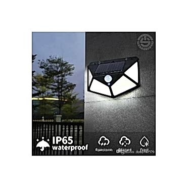 Solar Bahçe Aydınlatma Lambası 100 Led