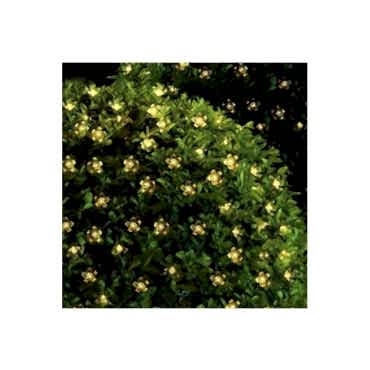 Solar Çiçekli Dekoratif 30 Led Bahçe Lambası