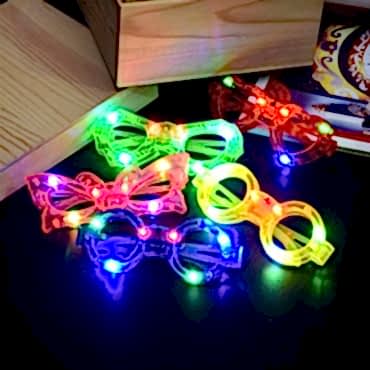 Led Işıklı Yanar Söner Parti Gözlüğü Seti 12 Adet