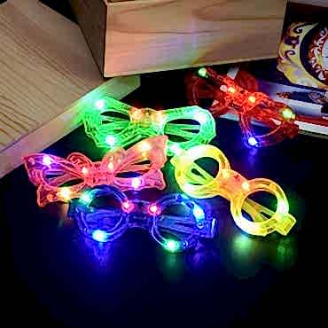 Led Işıklı Yanar Söner Parti Gözlüğü Seti 6 Adet
