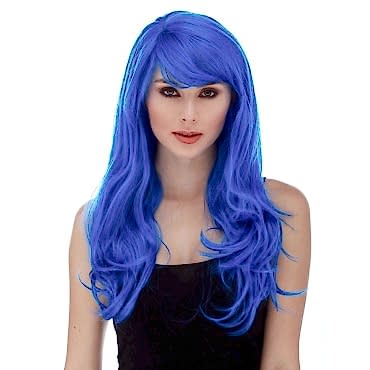 Mavi Renk Parti Peruğu