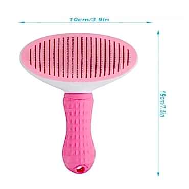 Otomatik Temizlenen Evcil Hayvan Tarağı Pembe