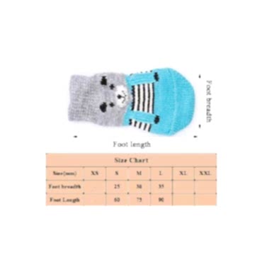 Kedi Köpek Kaydırmaz Örme Çorap