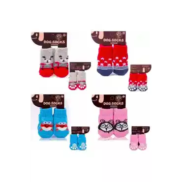 Kedi Köpek Kaydırmaz Örme Çorap