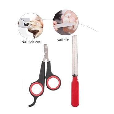 Evcil Hayvan Tırnak Makası ve Törpü Seti