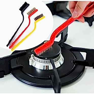 3 Parça Tel Fırça Detaylı Temizlik Seti