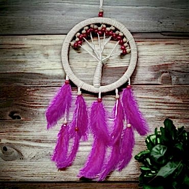 Rüya Kovan Hayat Ağacı Dream Catcher