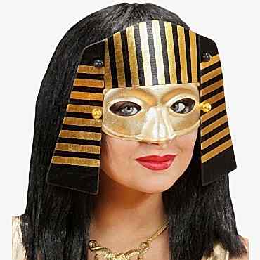 Lastik Aparatlı Firavun Maskesi 21x23 cm