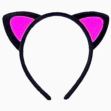 Sevimli Kedi Kulak Pofuduk Kedi Taç Şeker Pembe