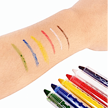 Yüz Boyama Seti Kalemli 6 Renk 