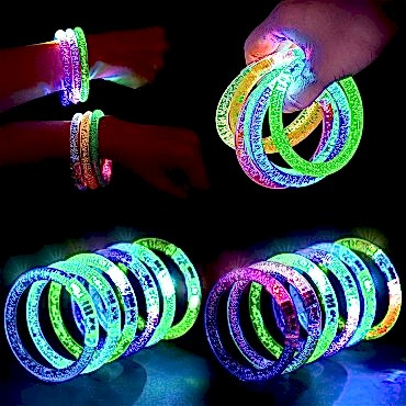 LED Işıklı Pilli Parti Bilekliği