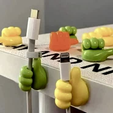 El Şeklinde Kablo Tutucu 10 Adet