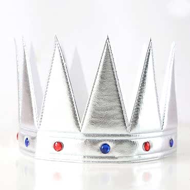 Yumuşak Gümüş Kral Tacı 55 cm