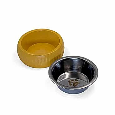 Mikopet Organik Seramik Mama Kabı Sarı